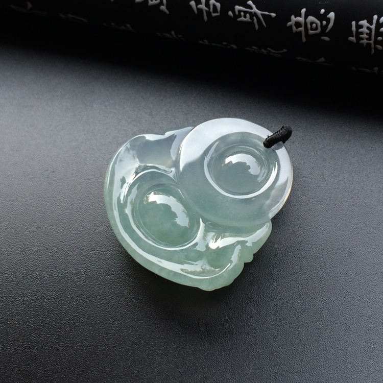 冰种晴水玉佛挂件