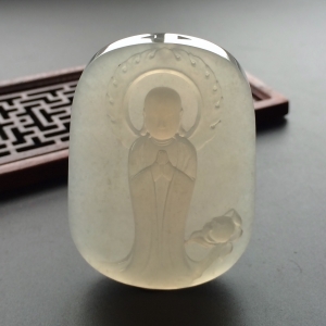 (超值推荐)冰种晴水禅悟挂件