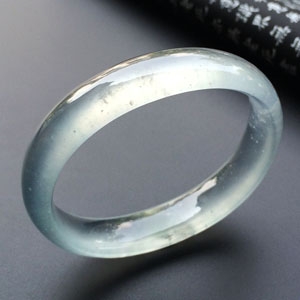 （超值推荐）冰玻种淡晴水贵妃镯（55mm-47.4mm）