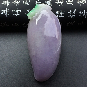 糯冰种春带彩福瓜挂件