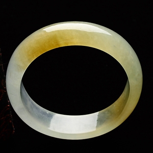 （超值推荐）冰种黄翡贵妃镯（53.7mm-48mm）