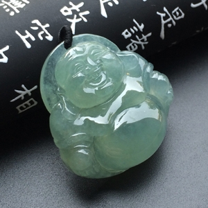 冰种晴水玉佛挂件