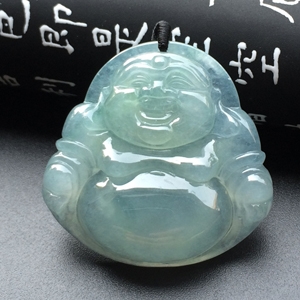 冰种晴水玉佛挂件