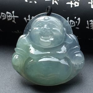 冰种晴水玉佛挂件