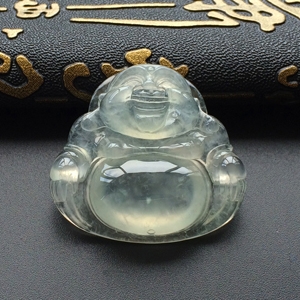 (超值推荐)冰玻种晴水玉佛挂件
