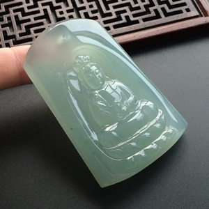 (超值推荐)冰种晴水观音挂件