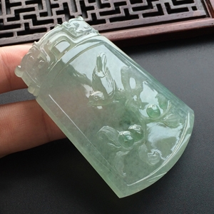 (超值推荐)冰种晴水喜上眉梢挂件