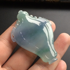 (超值推荐)冰种紫罗兰飘花平平安安挂件