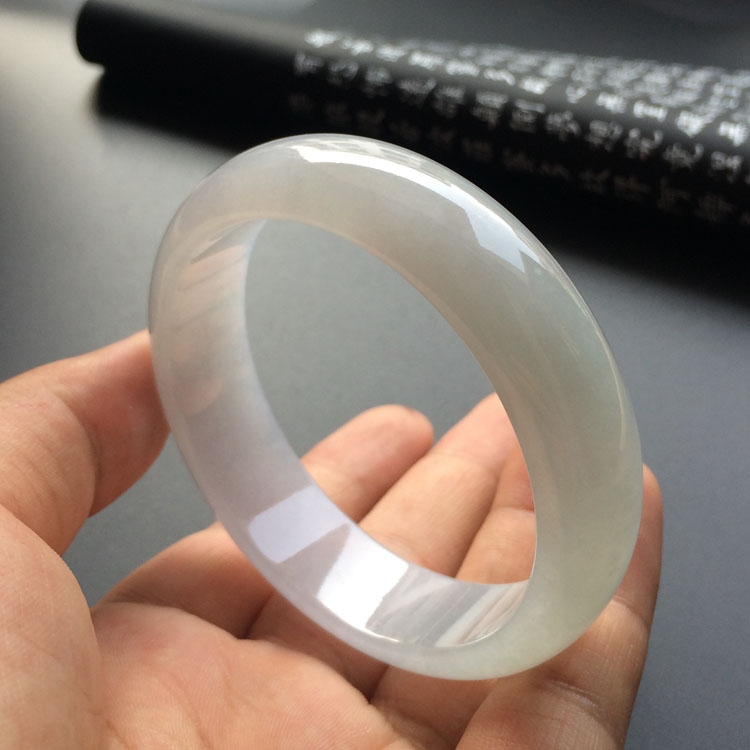 糯冰种晴水手镯（58.3mm）