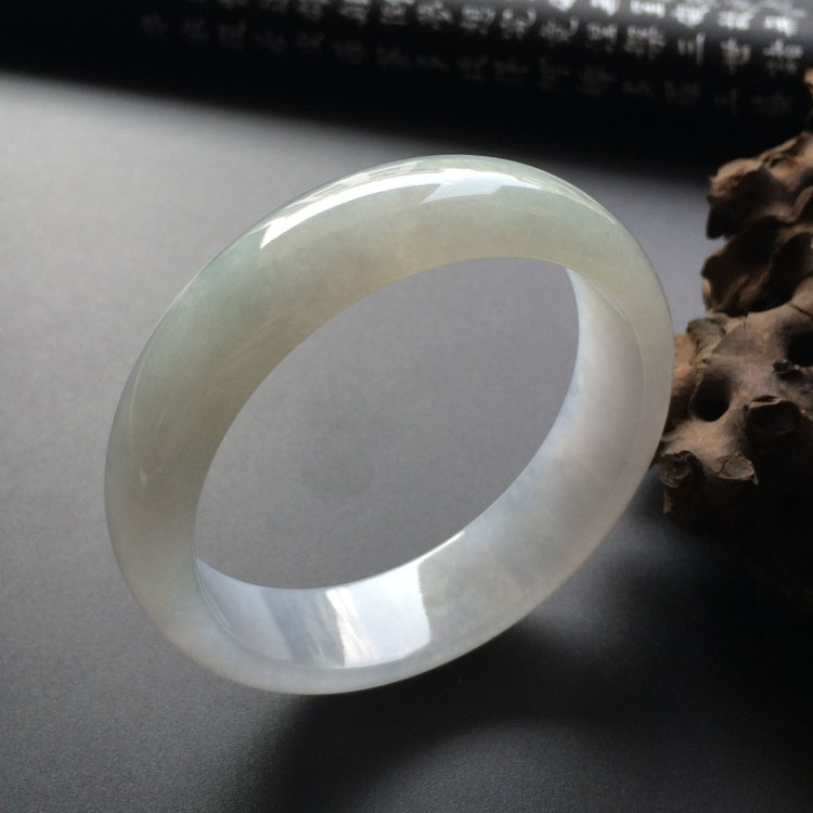 糯冰种晴水手镯（58.3mm）