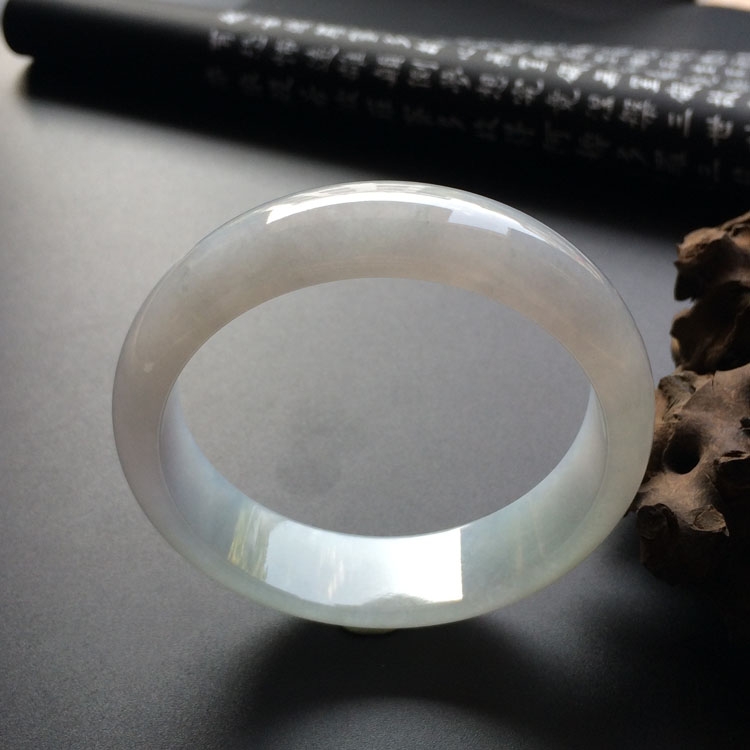 糯冰种晴水手镯（58.3mm）