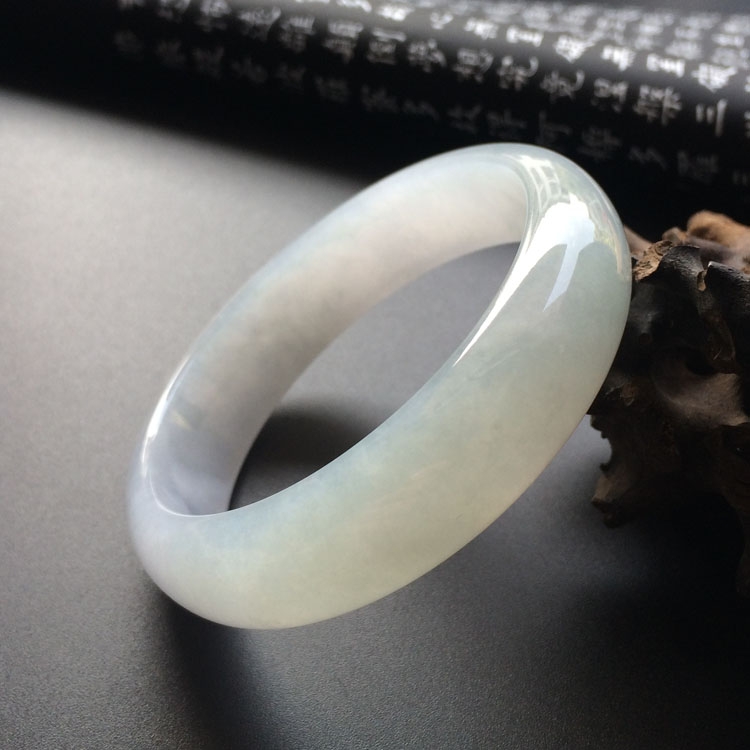 糯冰种晴水手镯（58.3mm）