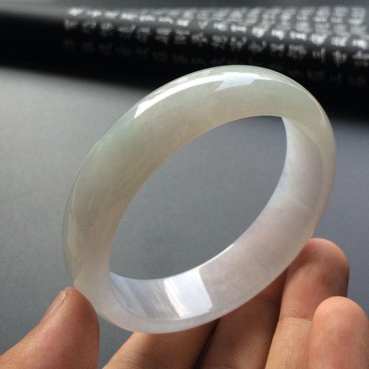 糯冰种晴水手镯（58.3mm）