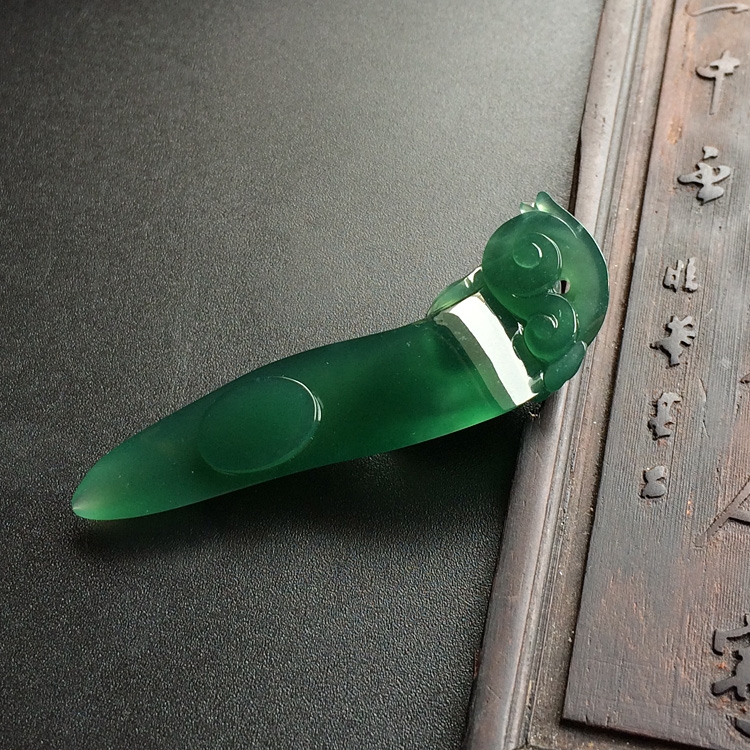 （超值推荐）冰种蓝水有凤来仪挂件