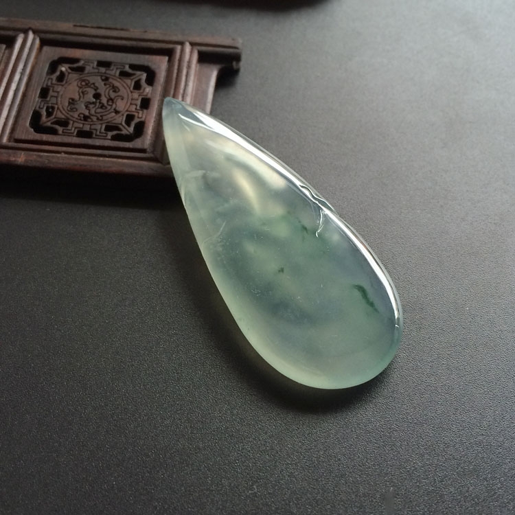 （超值推荐）冰种晴水飘花滴水成佛挂件