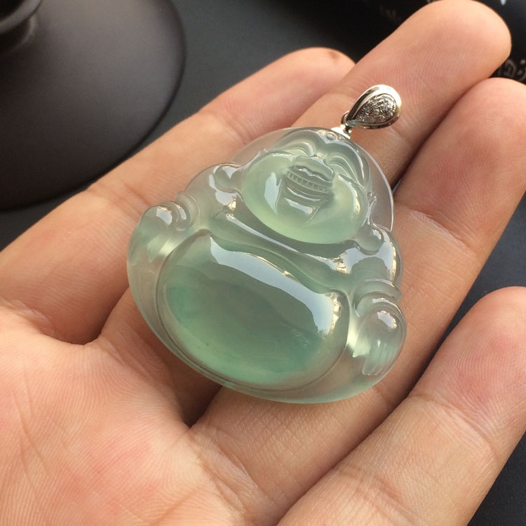 (超值推荐)冰种晴水玉佛挂件