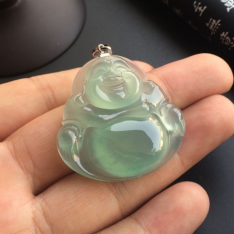 (超值推荐)冰种晴水玉佛挂件