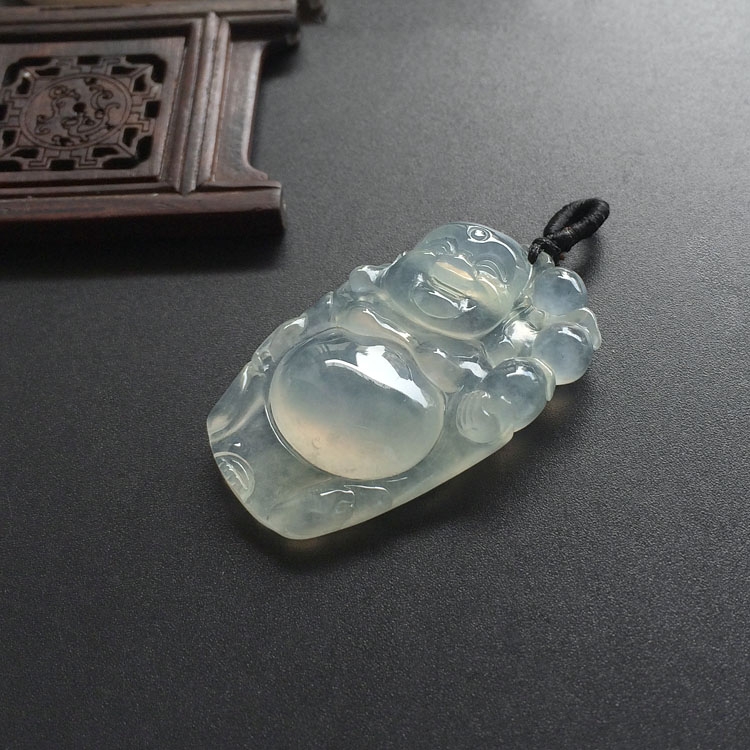 （超值推荐）冰种淡晴水站佛挂件