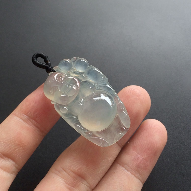 （超值推荐）冰种淡晴水站佛挂件