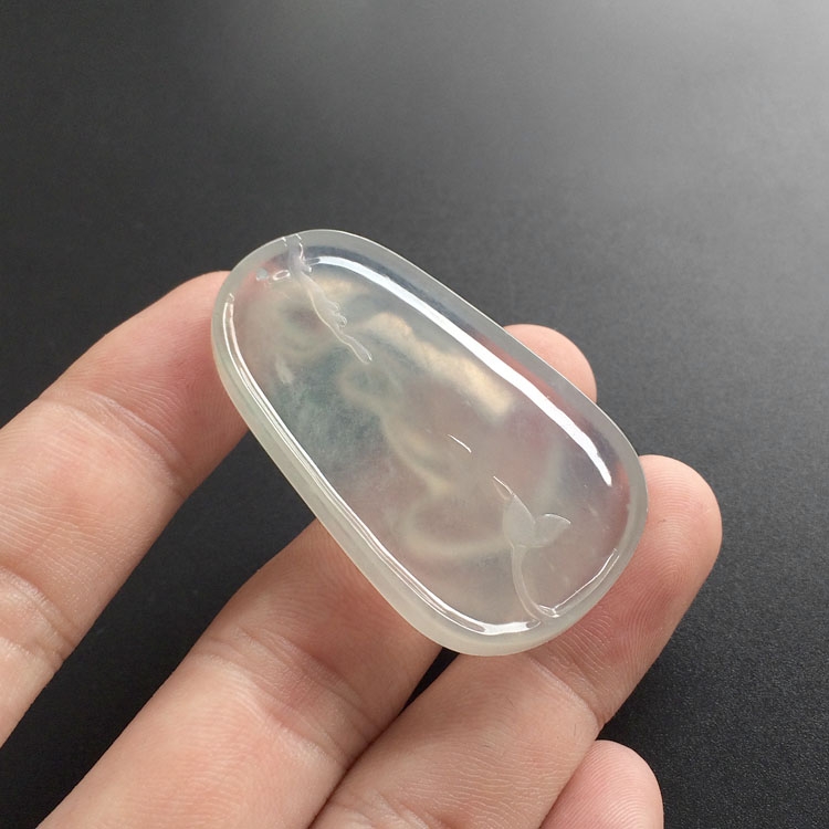 （超值推荐）冰种晴水莲悟挂件