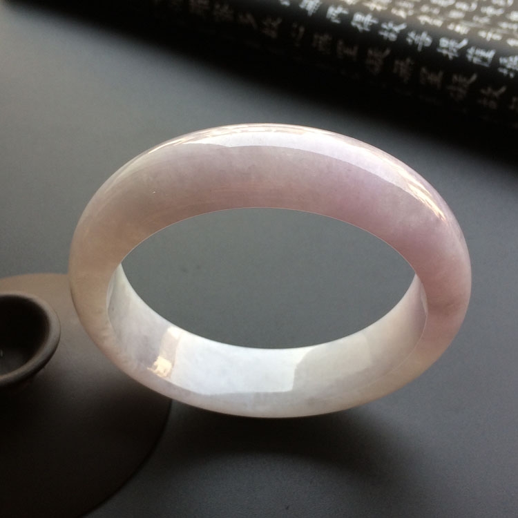 糯冰种紫罗兰手镯（59.5mm）