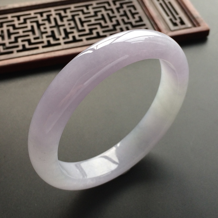 (超值推荐)糯冰种紫罗兰手镯(56mm)