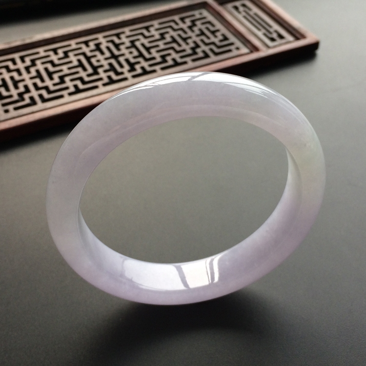 (超值推荐)糯冰种紫罗兰手镯(56mm)