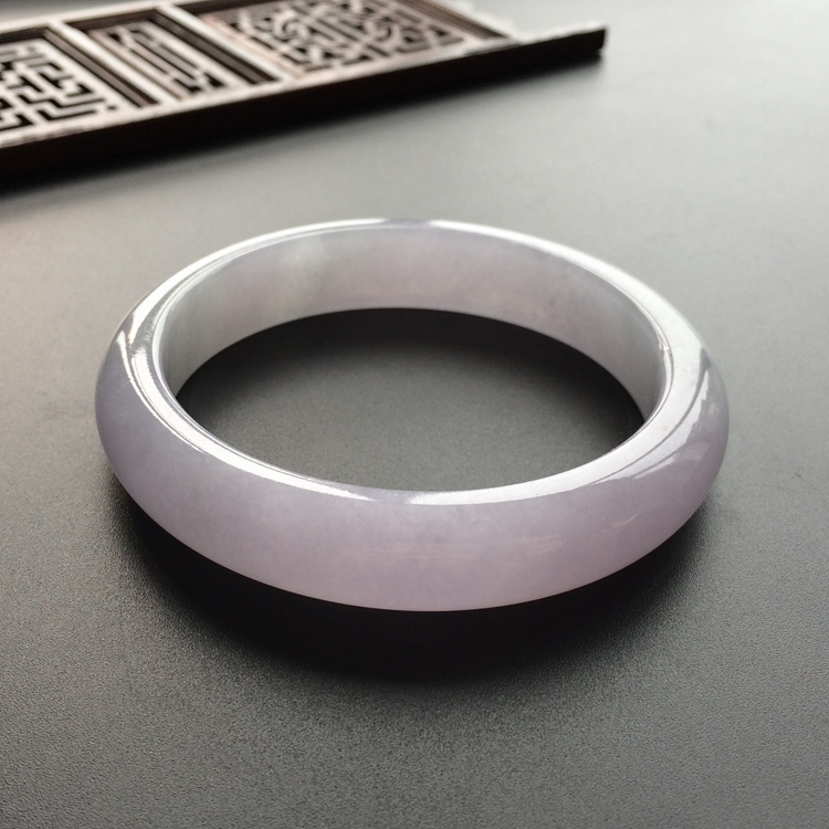 (超值推荐)糯冰种紫罗兰手镯(56mm)