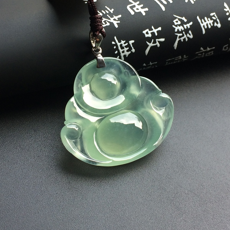 冰种晴水玉佛挂件