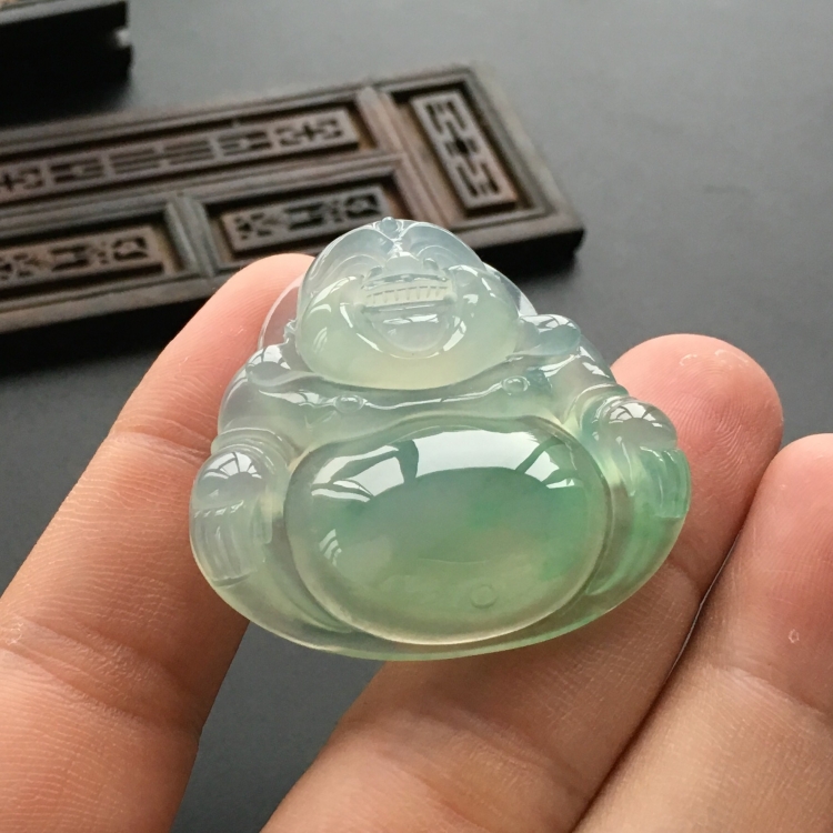 (超值推荐)冰种晴水玉佛挂件