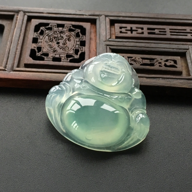 (超值推荐)冰种晴水玉佛挂件