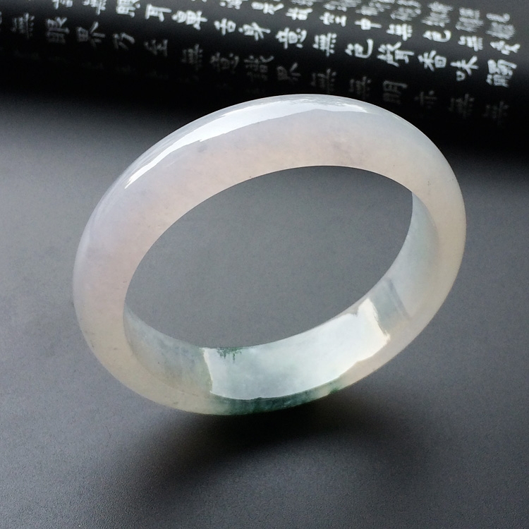 （超值推荐）冰种飘花手镯（56.7mm）