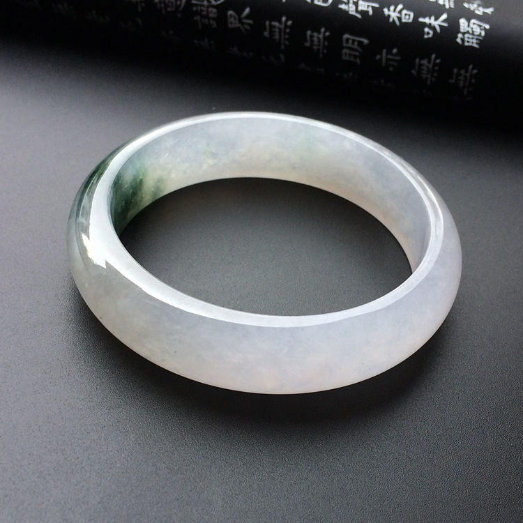 （超值推荐）冰种飘花手镯（56.7mm）