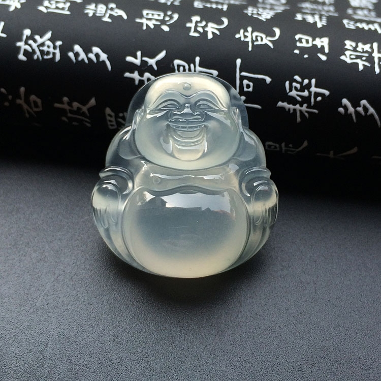 (超值推荐)冰种淡晴水玉佛挂件