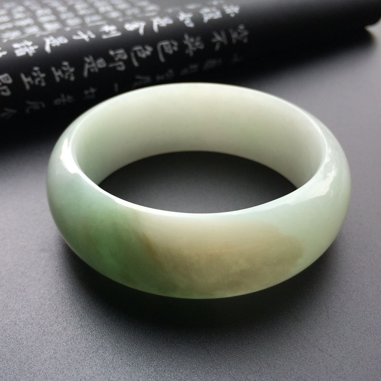 糯冰种晴水手镯（54.7mm）