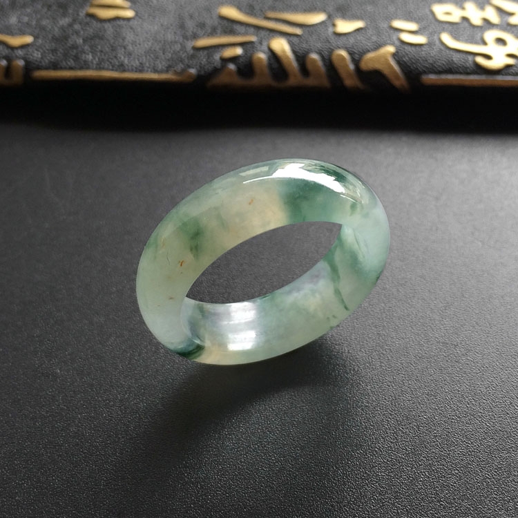 （超值推荐）冰种飘花指环