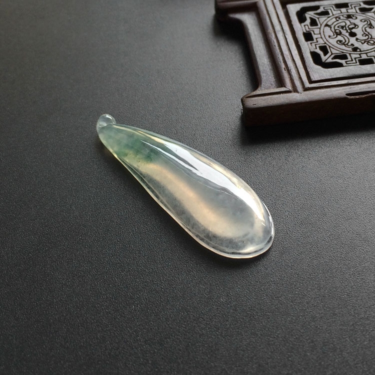 （超值推荐）冰种飘花福瓜挂件
