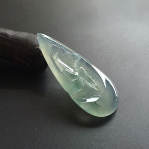 （超值推荐）冰种晴水飘花滴水成佛挂件