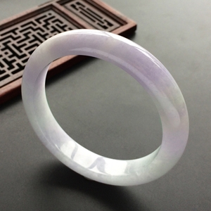 (超值推荐)糯冰种紫罗兰手镯(55.5mm)