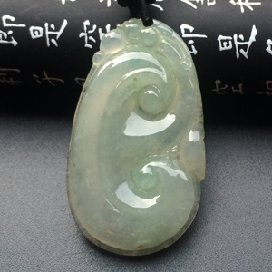 冰种晴水如意挂件