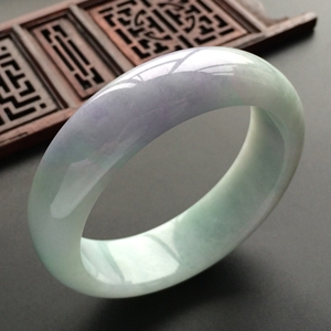 (超值推荐)糯冰种晴水紫罗兰手镯(54.5mm)