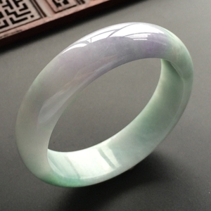 (超值推荐)糯冰种晴水紫罗兰手镯(55.3mm)