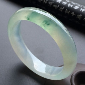 （超值推荐）冰种飘花手镯（57.5mm）