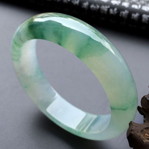 (超值推荐)冰种飘花手镯(57.6mm)