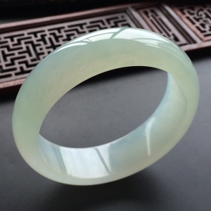 (超值推荐)冰种晴水手镯(58.5mm)