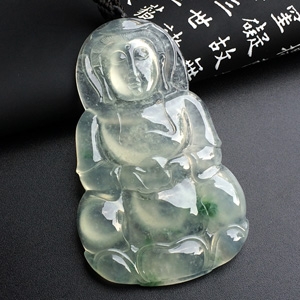 (超值推荐)冰种飘花观音挂件