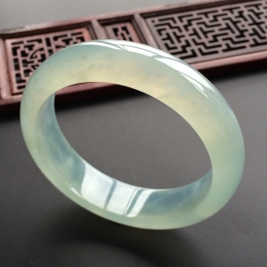 (超值推荐)冰种晴水手镯(57.3mm)