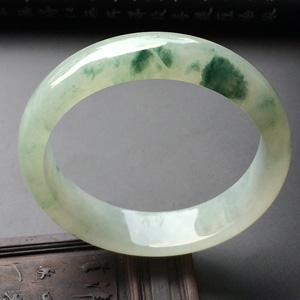 糯冰种飘花手镯(58.1mm)