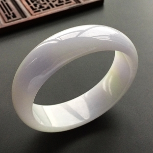 (超值推荐)糯冰种紫罗兰贵妃镯(57.3mm-51.1mm)