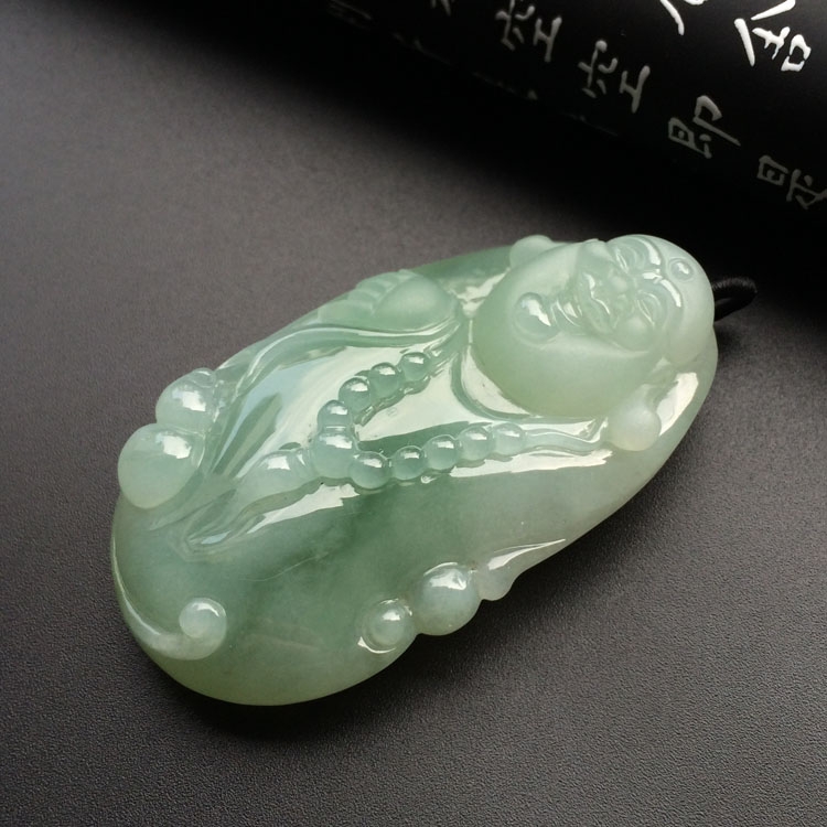 (超值推荐)糯冰晴水逍遥佛挂件